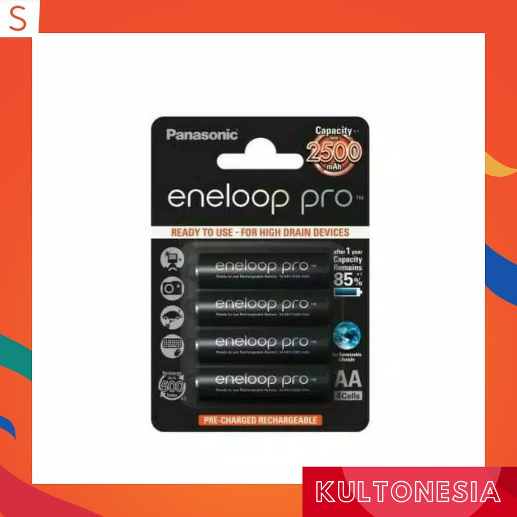 Baterai eneloop pro black AA 2500mah