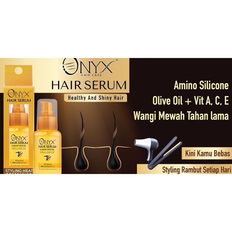 Onyx Hair Care Hair Serum Styling Heat Protection . serum vitamin rambut