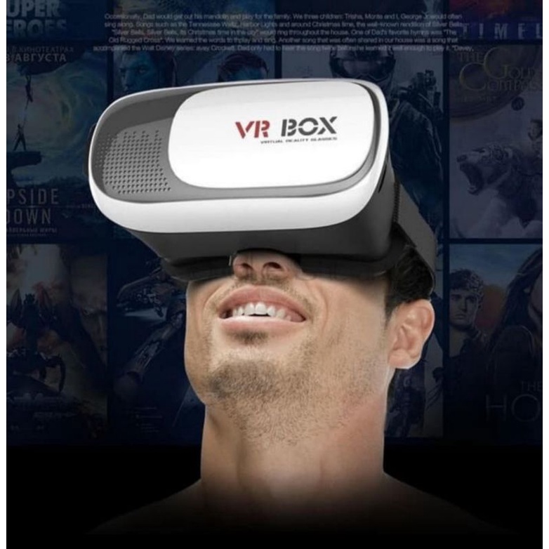 vr box generasi 2.0 alat nonton film di hp virtual reality glasses