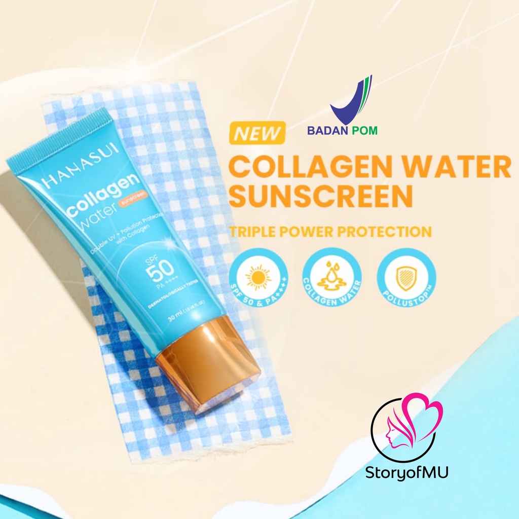 HANASUI Collagen Water Sunscreen SPF50 PA++++ UV 30ml-0