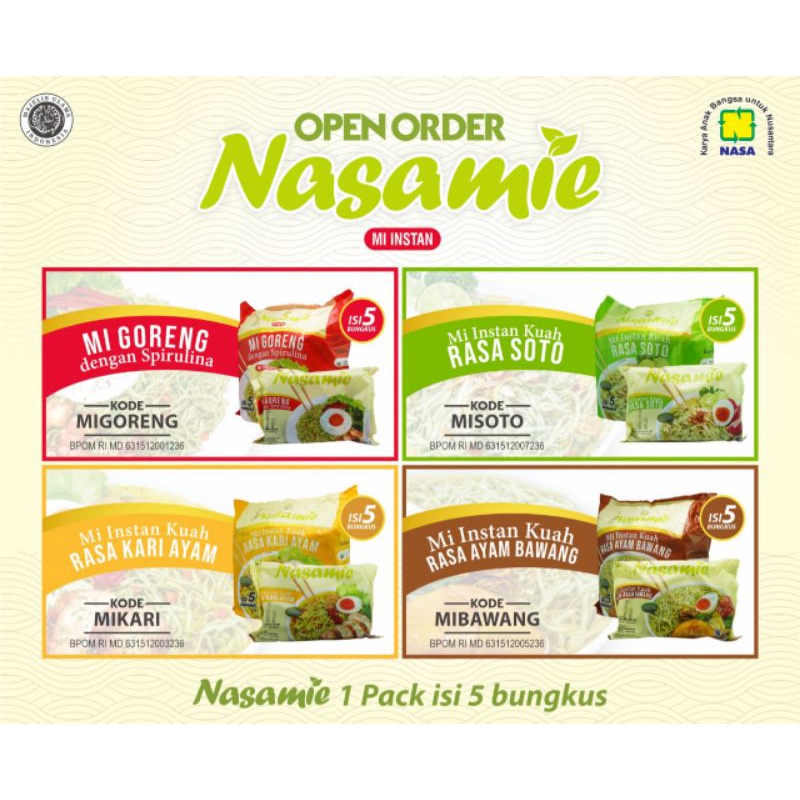 

NASAMIE DENGAN SPIRULINA