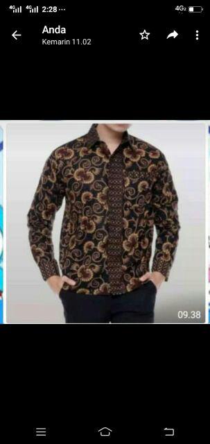 Maura Couple - Sania Ruffle Batik Couple Ori Ndoro Jowi Garansi Termurah Shopee - Batik Modern Solo