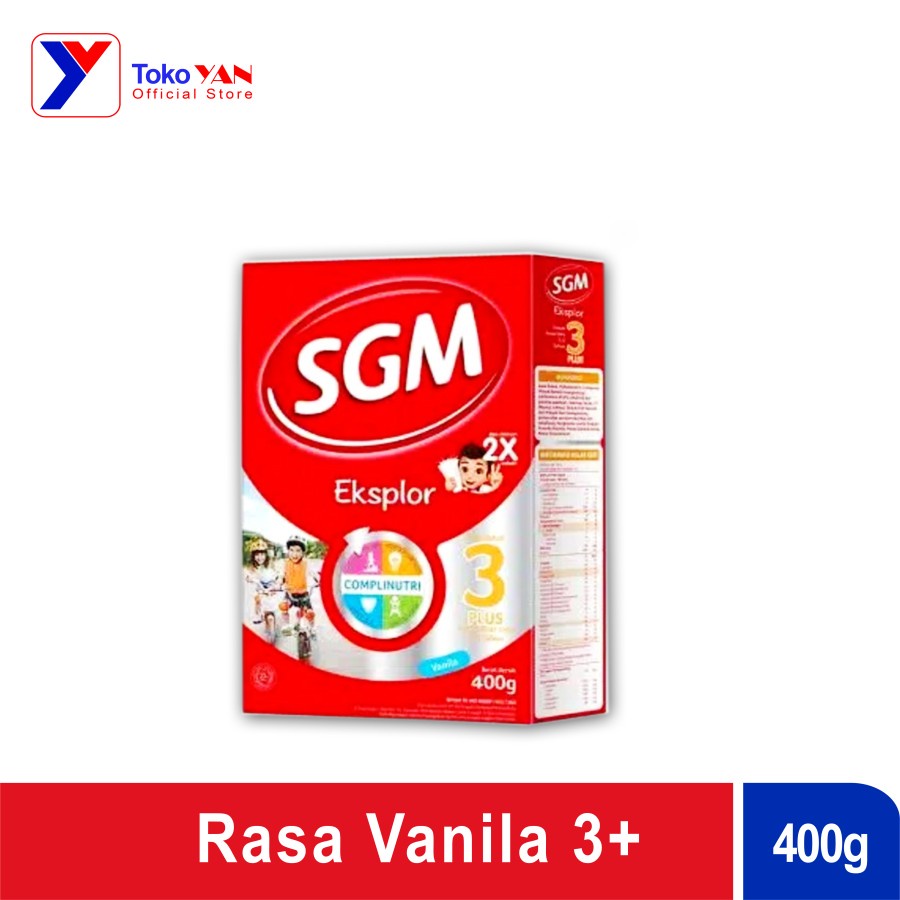 

SGM Eksplor 3 Plus* Rasa Vanila 400gr