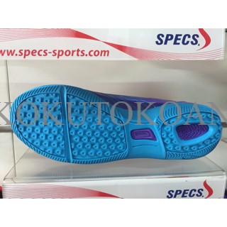 sepatu futsal specs trident in violet blue 2016 original 100% new