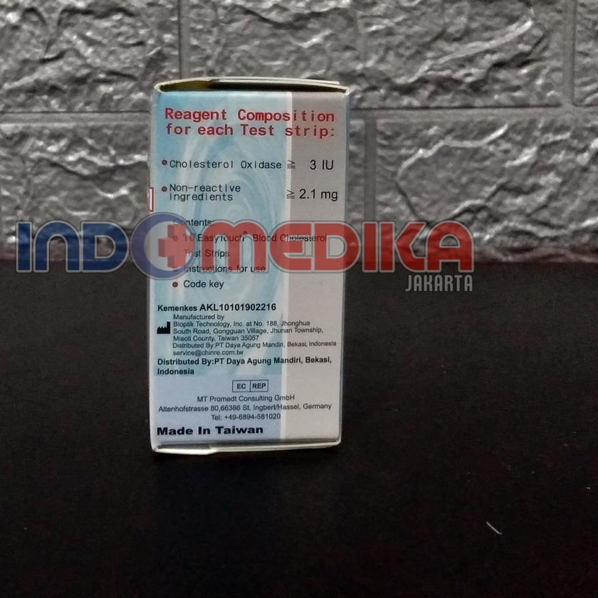 ➦ STRIP KOLESTEROL EASY TOUCH - EasyTouch Blood Cholesterol - Stik Easy touch kolesterol ✺