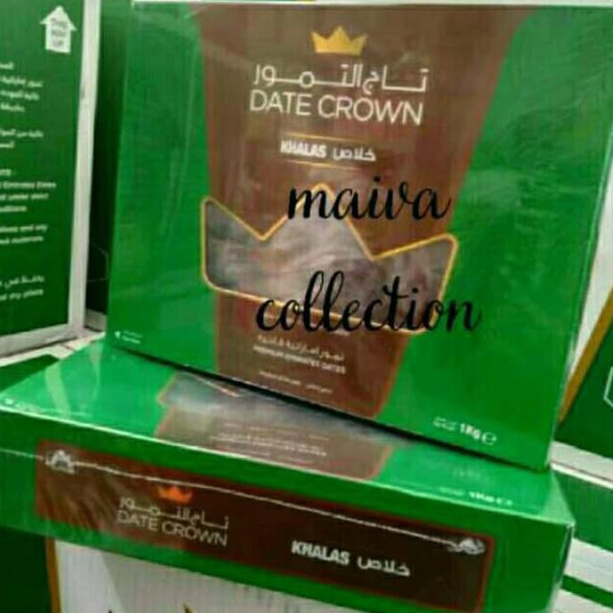 

Ready Stock Kurma Date Crown Khalas 1Kg Kurma Lulu Kurma Kheneizi