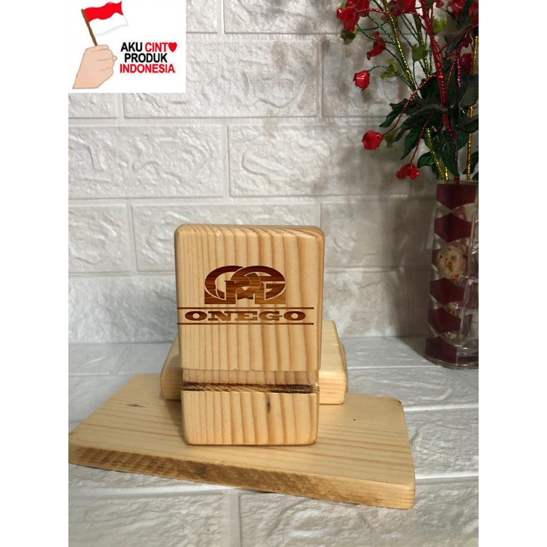 Phone stand holder tempat hp | Phone holder kayu
