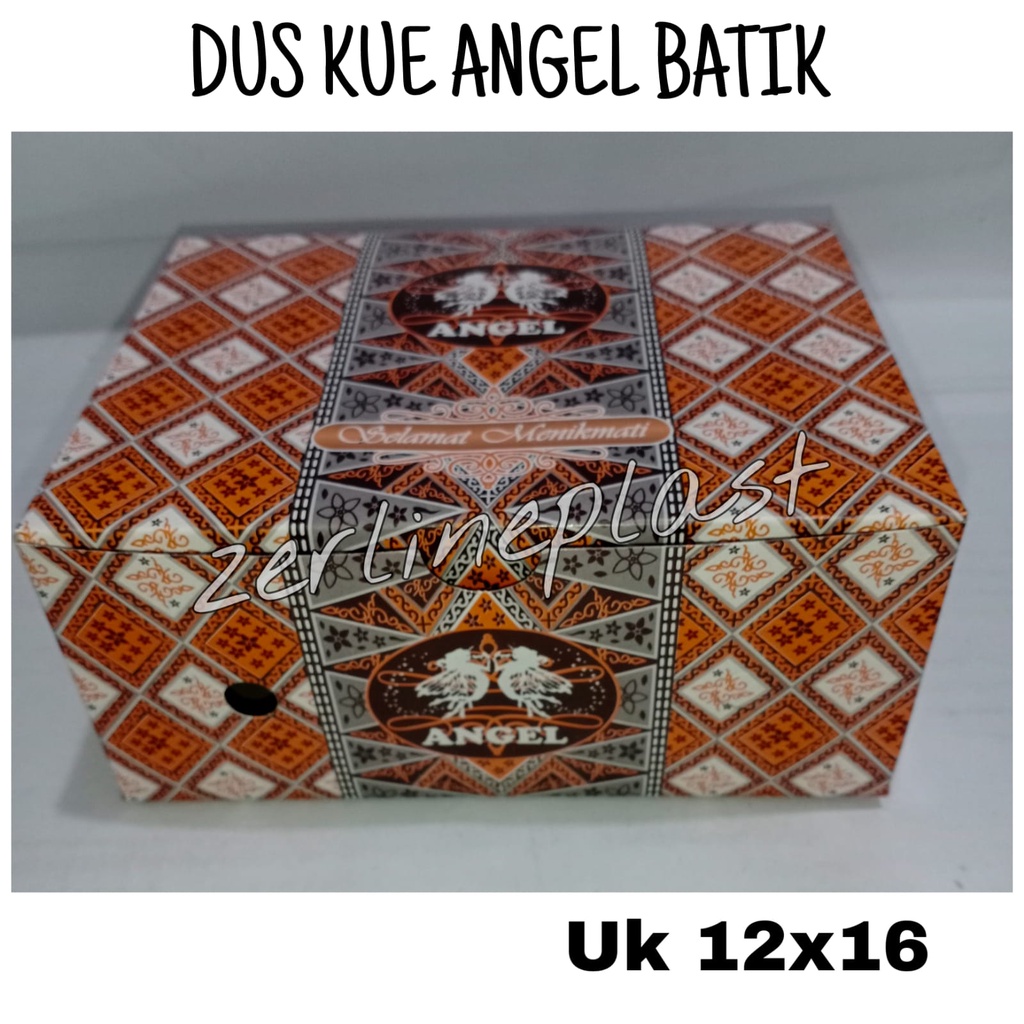 Dus Kue GS Angel BATIK - Box Kue Makanan/Snack