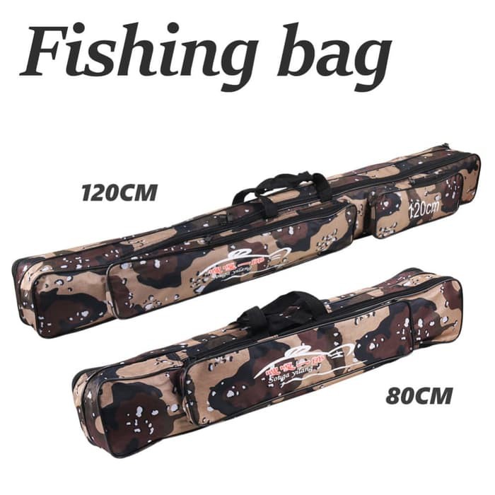 TERMURAH  / Tas Pancing Tempat Joran 80 Cm Souga Yilang Foldable Fishing Bag