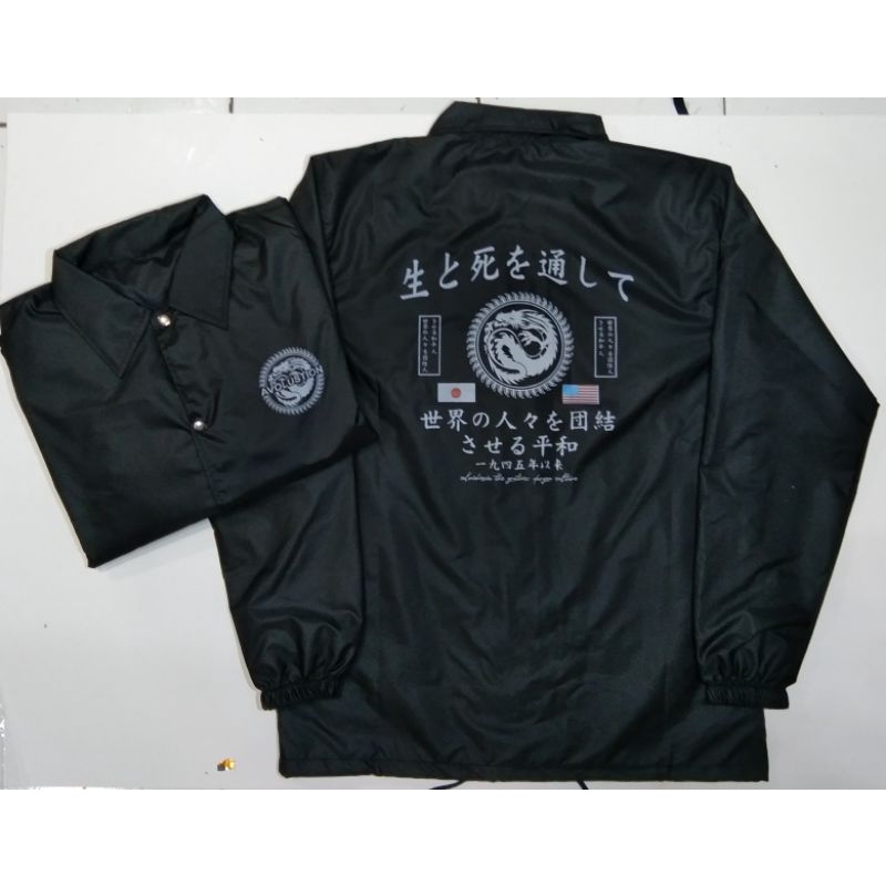 ( COD) JAKET COACH/JAKET PRIA CASUAL/jaket windbreakers-Hitam avoluction