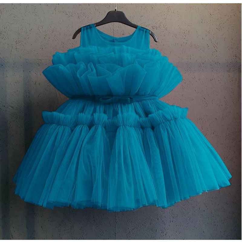 dress  jelita tutu princes baju anak perempuan pesta ulang tahun lebaran free bandana