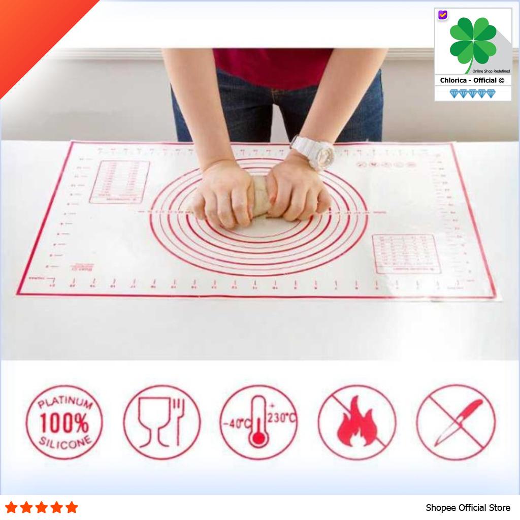 

One Two Cups Silicone Mat Alas Adonan Pizza Martabak 40x60CM - JJ63112