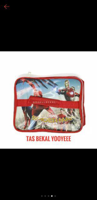 Tas Bekal Karakter Cowok Tas Bekel Yooyee Lunch Box Bag Thermal Bento Kotak Makan