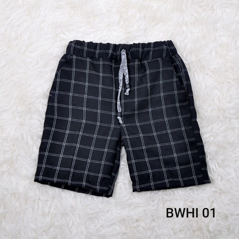 Celana Anak Tartan Cowok Perempuan | Celpen Motif Kotak Size Umur 5 - 15 tahun | Celana Pendek Anak Laki laki Tartan Semi Wool Motif Kotak Unisex