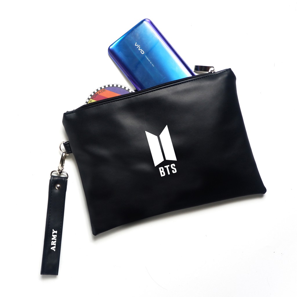 Hand Bag Tas Tangan Clutch Korea BTS K-Pop pusatmode1234