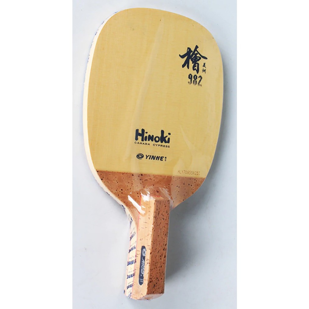Kayu Bat Tenis Meja Pingpong Yinhe 982 Hinoki Canada Cypress 1 Ply Solid Jpen