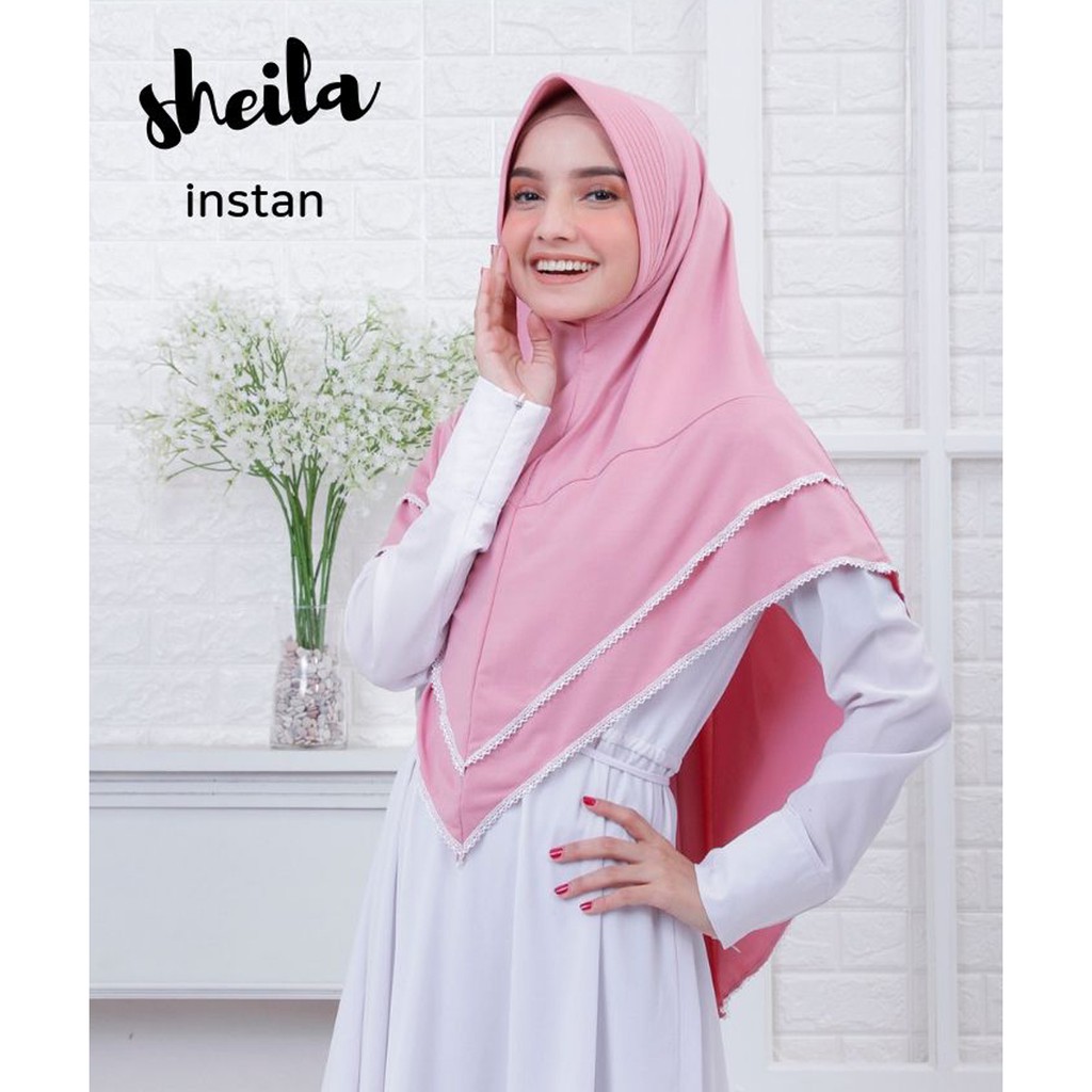 JILBAB INSTAN MURAH SHEILA / KERUDUNG BERGO MURAH / KHIMAR SYARI INSTAN MODEL TERBARU / JILBAB LANGSUNG PAKAI / JILBAB INSTAN DEWASA