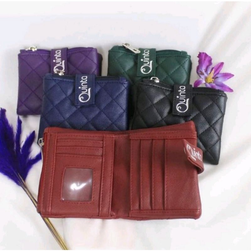 BEST SELLER Dompet Cewek Lipat /Dompet Kartu / Dompet Mona ORIGINAL by QUINTA