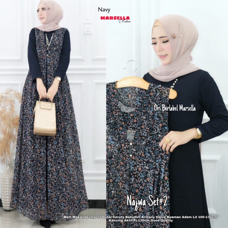 NAJWA SET #2 ORI BY MARSELLA SOLO