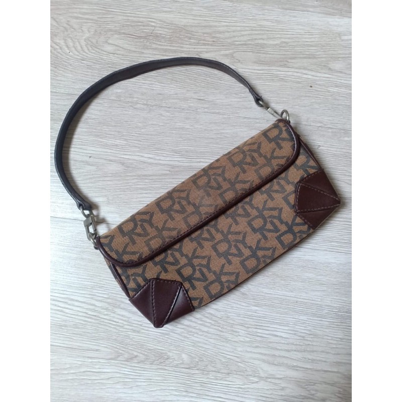 SOLD OUT Clutch DKNY Donna Karan New York Hand bag preloved auth second