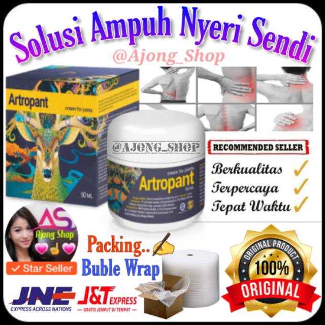 ArtropanT Asli Krim Sendi Ori 100% Original ArtropanT Cream Ampuh Sendi Syaraf Otot Tulang Herbal