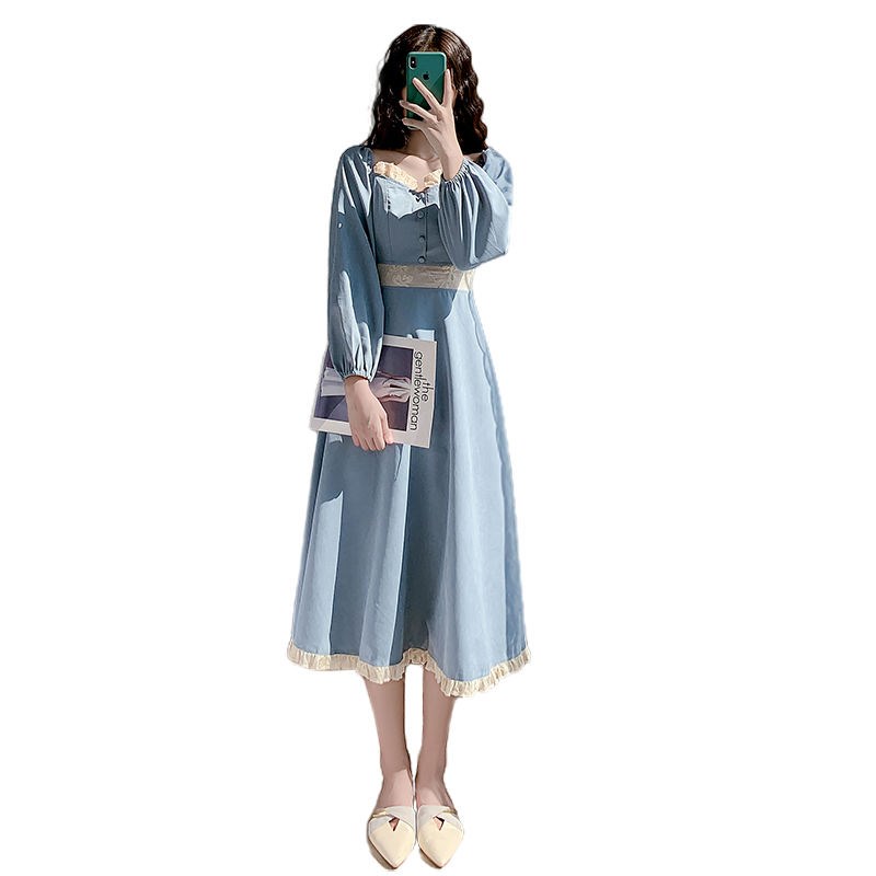 [ COD ] French style retro/VINTAGE DRESS 001-4