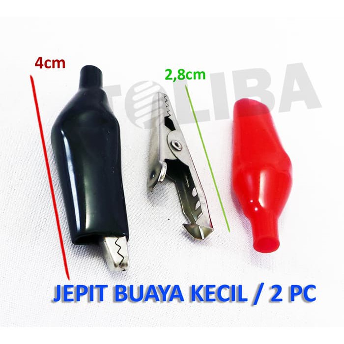 Jepit Buaya Kecil 1 pasang / Clip Karet Kecil / Capit Buaya / Alligator Clip