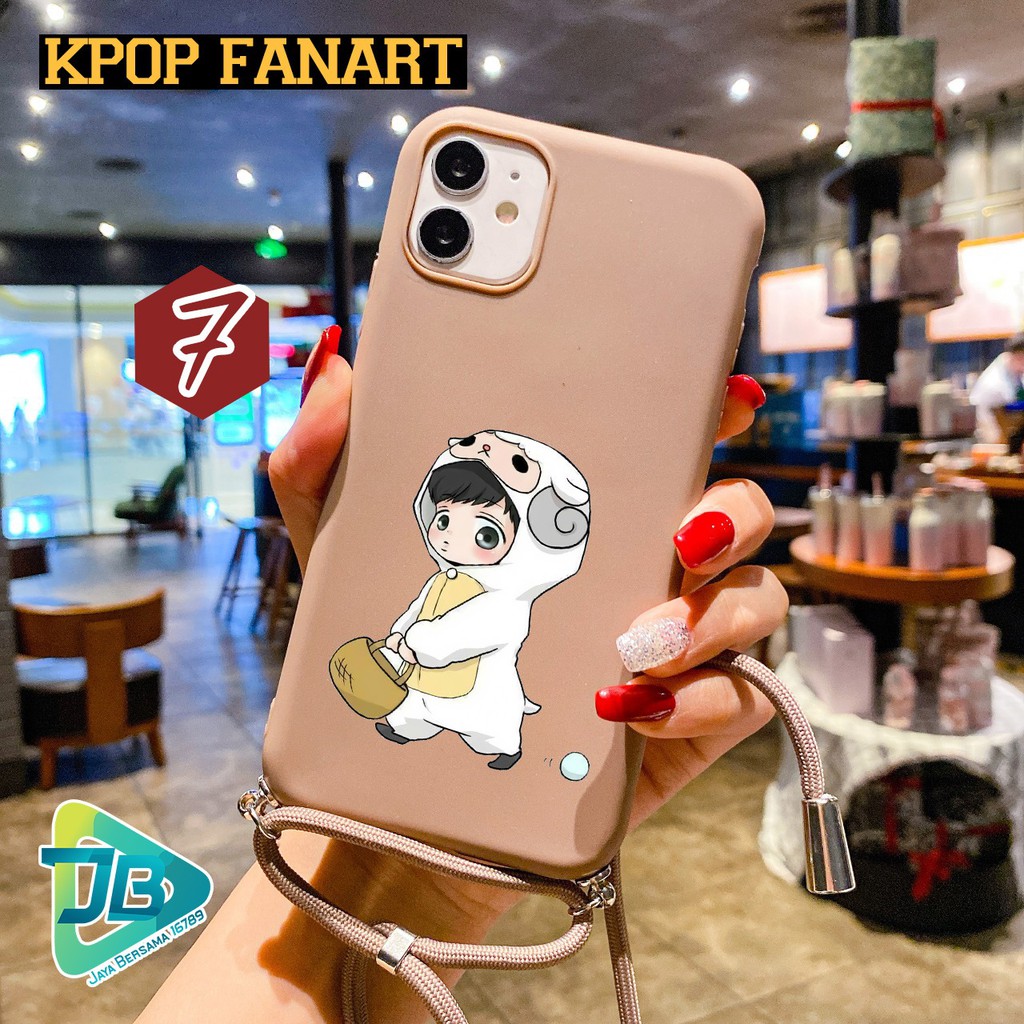 SOFTCASE SLINGCASE TALI LANYARD CANDY KPOP OPPO VIVO XIAOMI SAMSUNG REALME IPHONE ALL TYPE JB4658