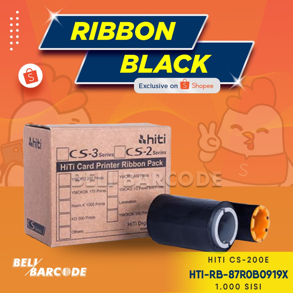 Tinta Printer Id Card Hiti CS200E Ribbon Resin