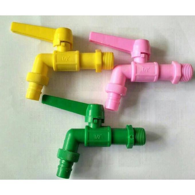 KRAN TAMAN PLASTIK 1/2" SELTIP KERAN/ KERAN AIR PLASTIK ENGKOL PANJANG