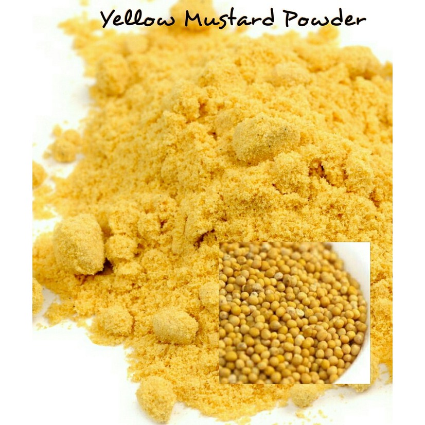 

TERBARU YELLOW MUSTARD POWDER / BIJI SAWI BUBUK - 100GRAM !!!!