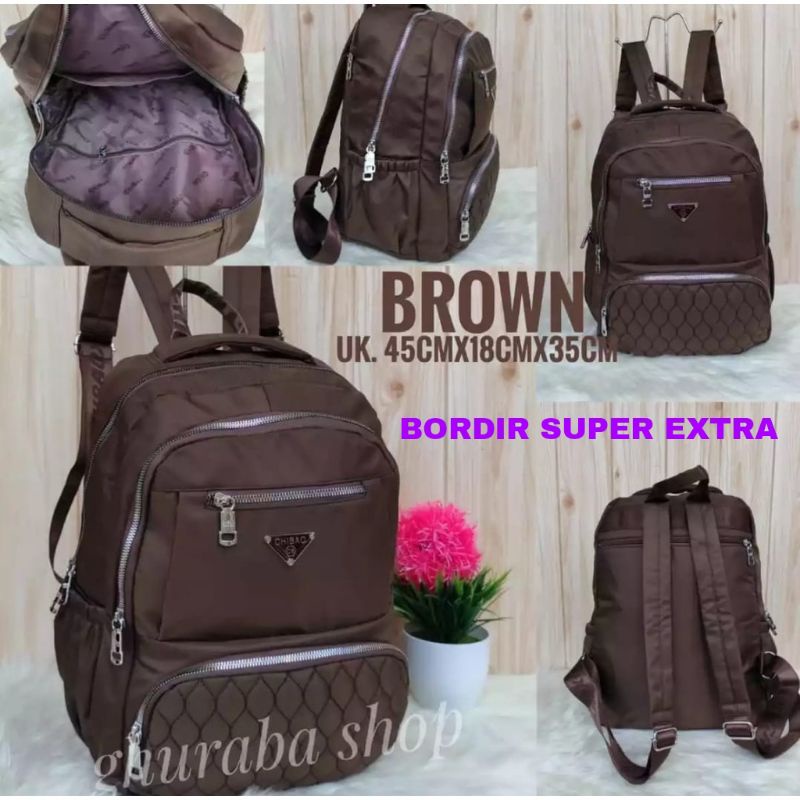 ORIGINAL Tas Ransel Chibao Laptop JUMBO 14 Inch Import Korea