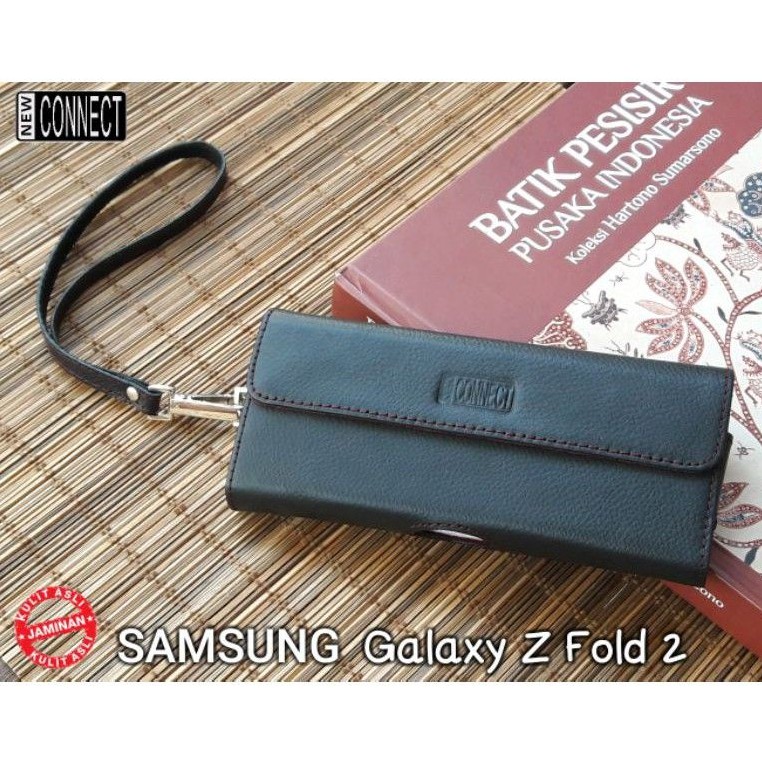 Dompet hp samsung fold 2 fold 3 fold 4 fold 5 kulit asli