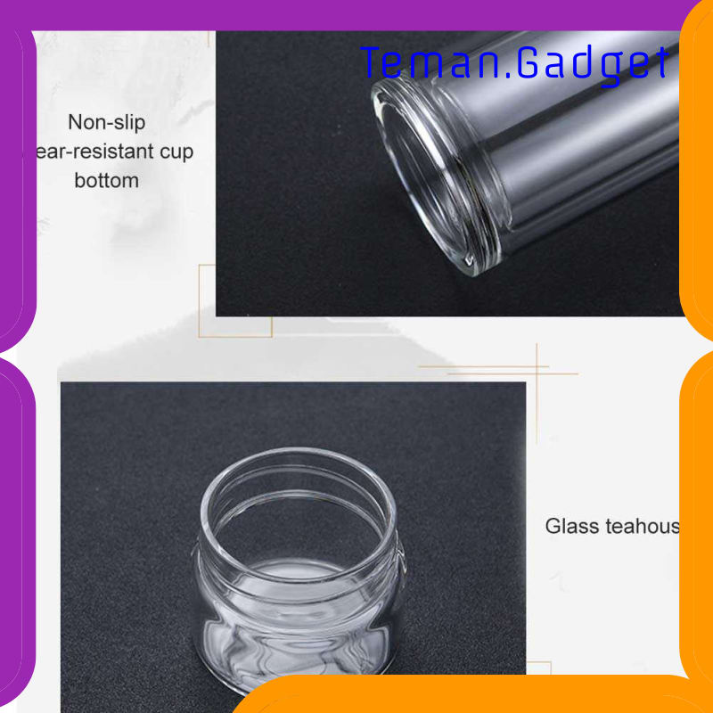 TG-OL043 VOCLEIN BOTOL MINUM PORTABLE TUMBLER TEA SEPARATION CUPS 400ML - VN301