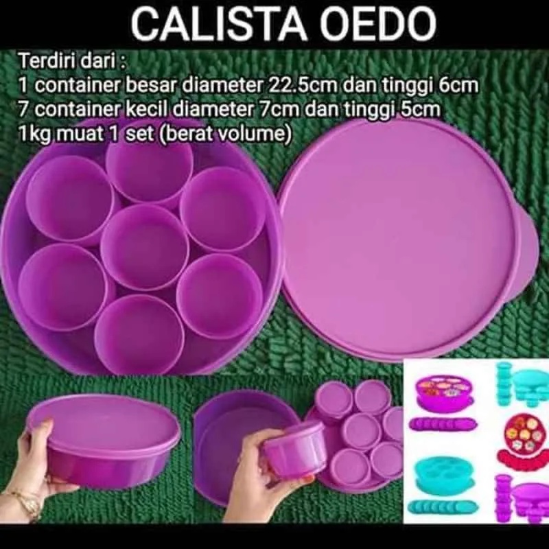 Calista Oedo Bulat 8 Pcs / Toples Calista Oedo Set 8pcs