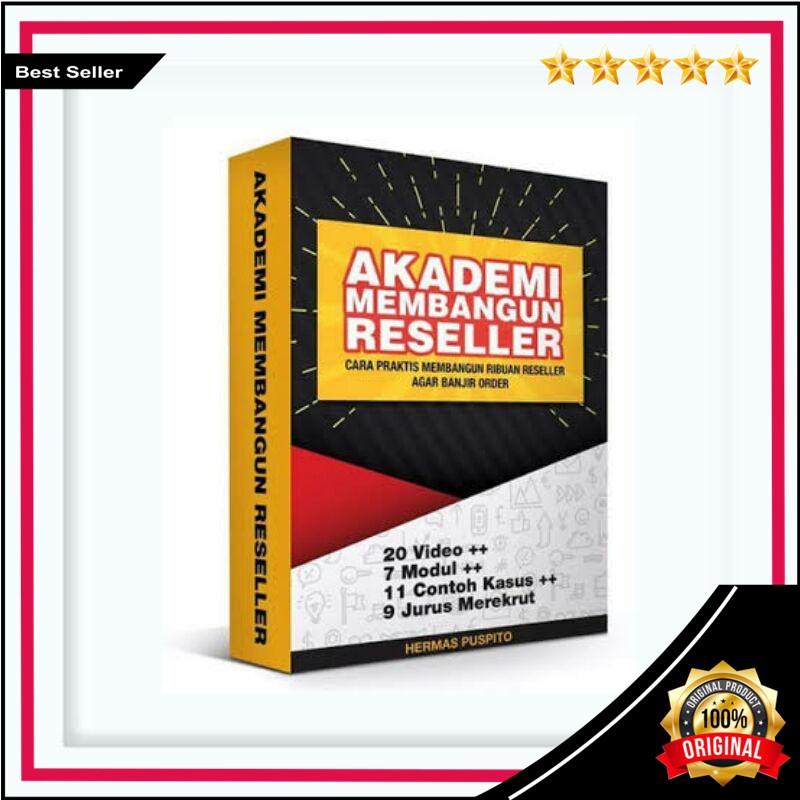 Terbaru PROMO E-Course Akademi Reseller - Jurus Membangun Pasukan Penjual Modal Minim Original
