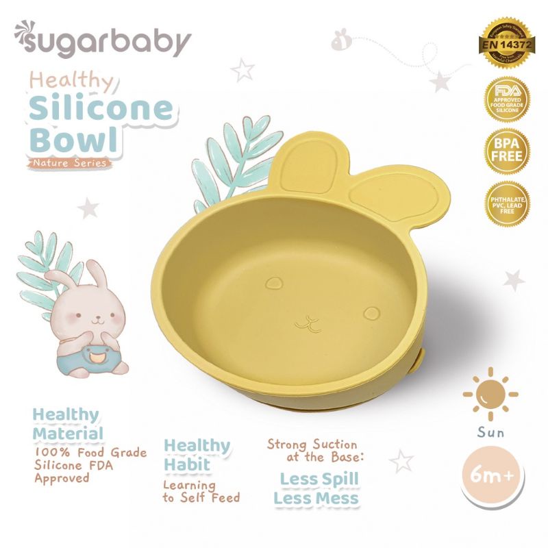 Sugar Baby Healthy Silicone Bowl