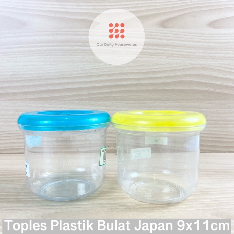 Toples/Kotak Plastik Bulat Bening Japan 0251