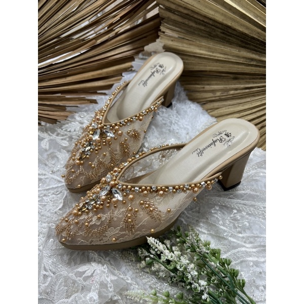 sepatu Rafaizoutfit sepatu wedding Alena nude tinggi 7cm tahu