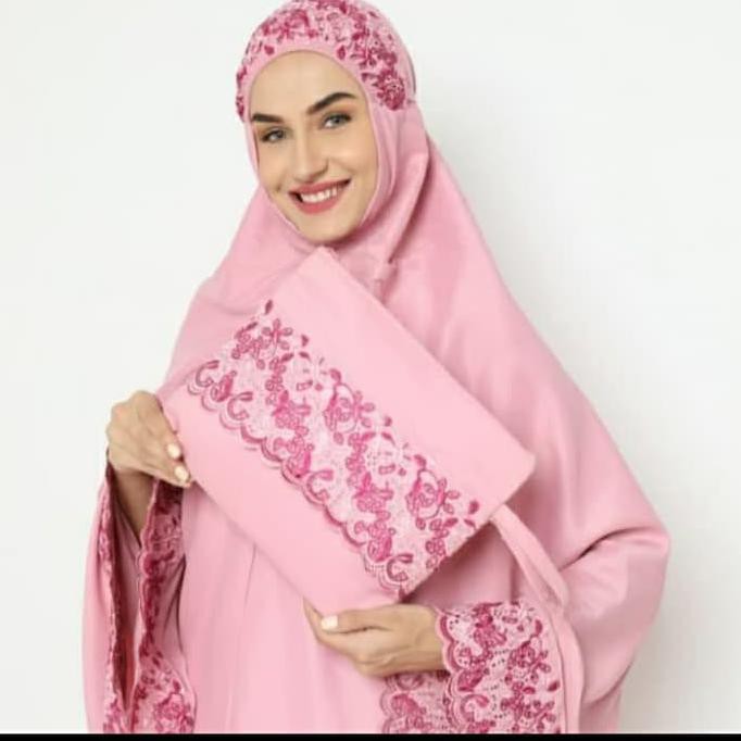 Ori&Terjamin Mukena Katun Bordir Syahbani Siti Khadijah