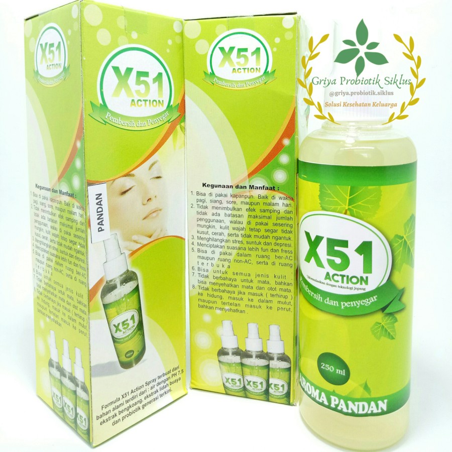 X51 Action Face Spray BioSyafa | Nutrisi Wajah dan Atasi Masalah Kulit