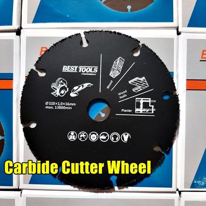CARBIDE CUTTER wheel BESTTOOLS multi cutting mata potong segala obyek besi kayu batu keramik