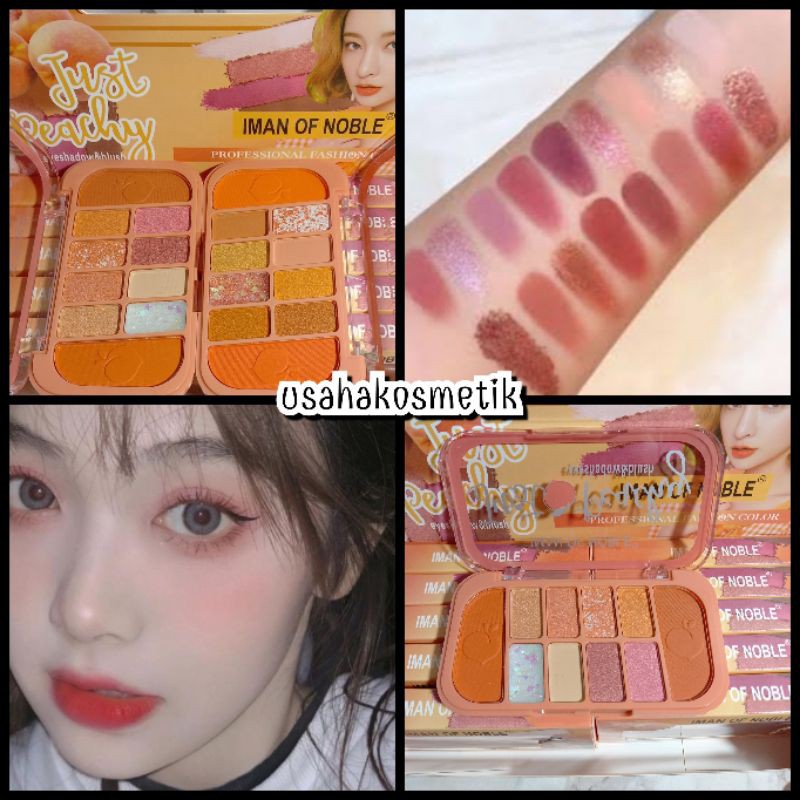 PROMO EYESHADOW IMAN OF NOBLE PALLETE JUST PEACHY 6671 / 6658-10