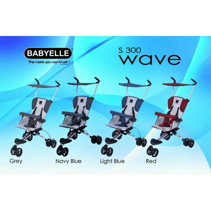 Termurah Kereta Baby Elle Wave S 300 Dorongan Anak Stroller Roda 3 Murah