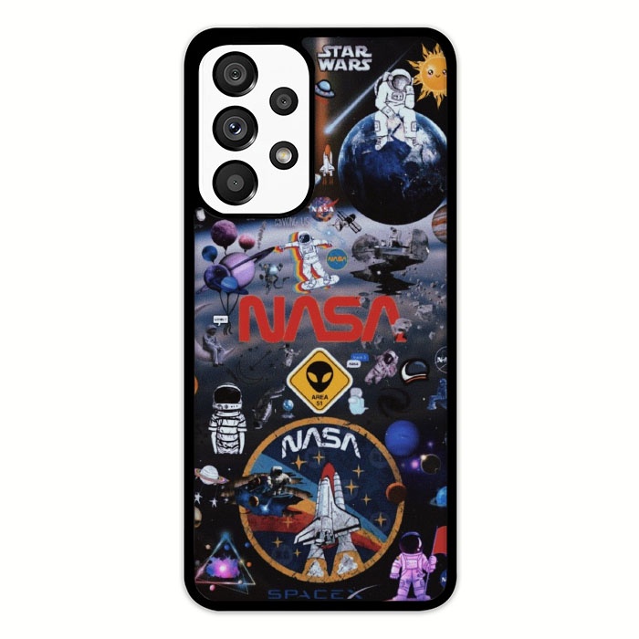 Case Casing Softcase Cover Samsung Galaxy A13 A33 A53 A73 5G Retro Nasa B0692