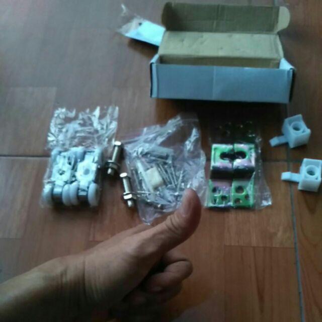 Set Roda Sliding Pintu Geser Kapasitas 80 Kg Husky 280 Sliding Set