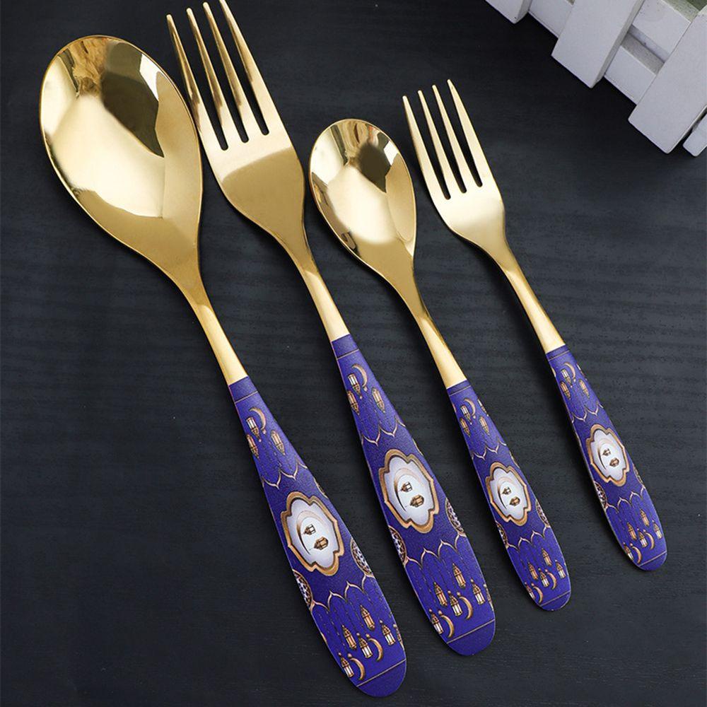 Top Cutlery Set Aksesoris Dapur Sendok Kopi Kue Garpu Spoon and Fork