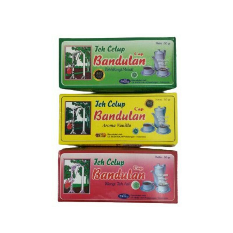 TEH CELUP BANDULAN 50 GRAM 25 KANTONG /centraltrenggalek