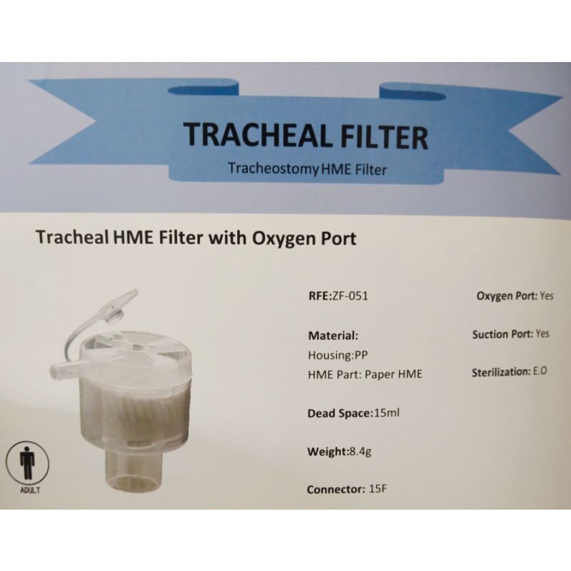 SALE FILTER TRAKEOSTOMI BULAT (TRACHEOSTOMY HME FILTER)