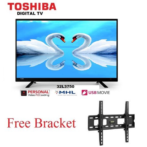 Miliki LED TV TOSHIBA 32L3750VJ DIGITAL TV  Free Bracket TV  Berkualitas